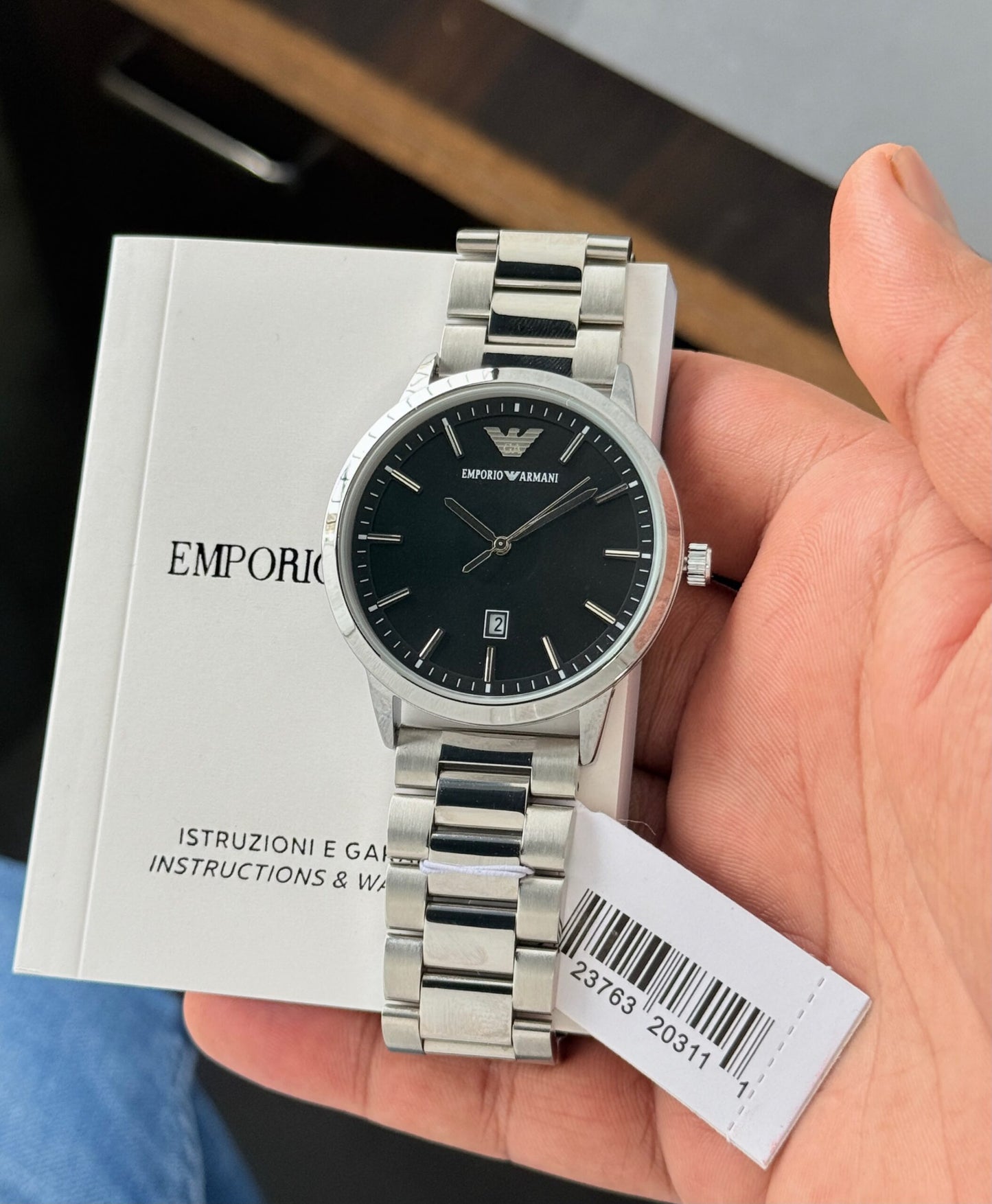 Emporio Armani 40mm Black Dial Automatic
