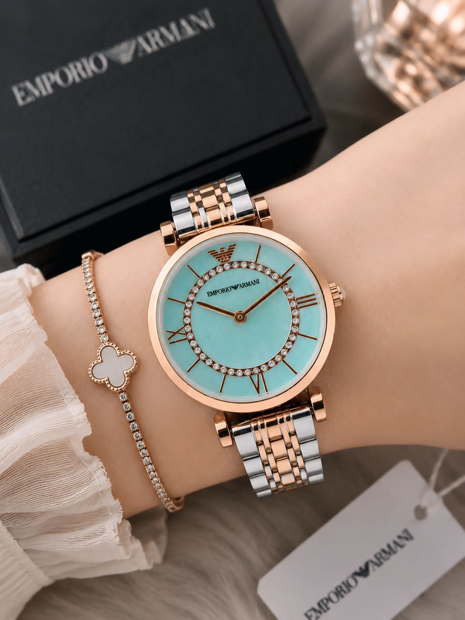 Emporio Armani Turquoise Blue Dial