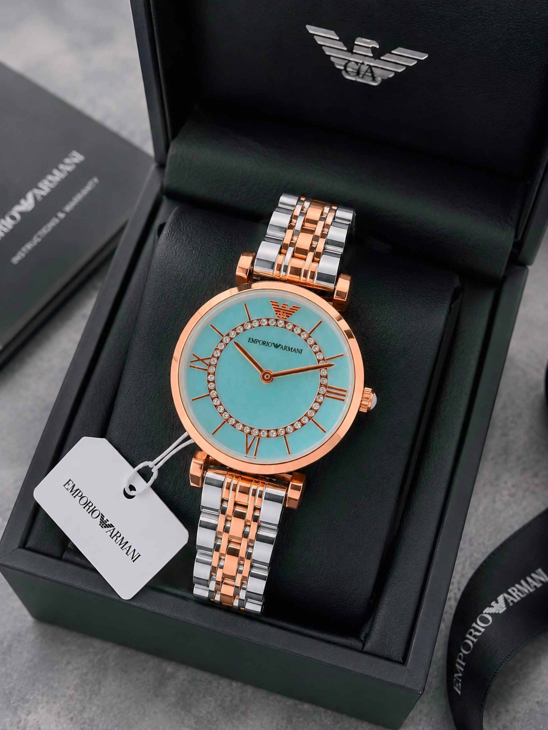 Emporio Armani Turquoise Blue Dial