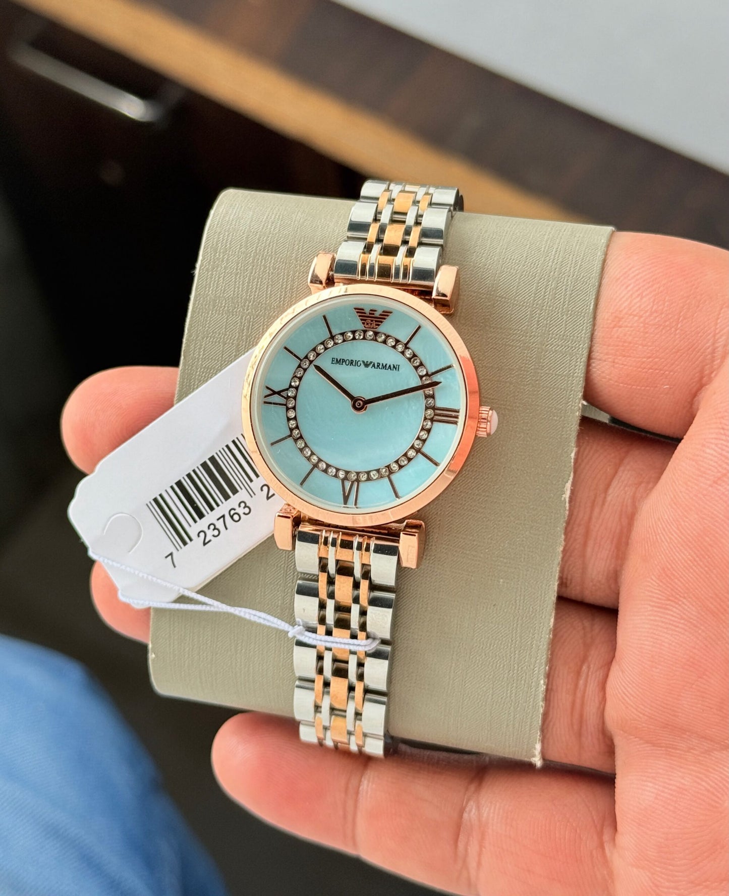 Emporio Armani Turquoise Blue Dial
