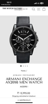 Armani Exchange AX2098 Black
