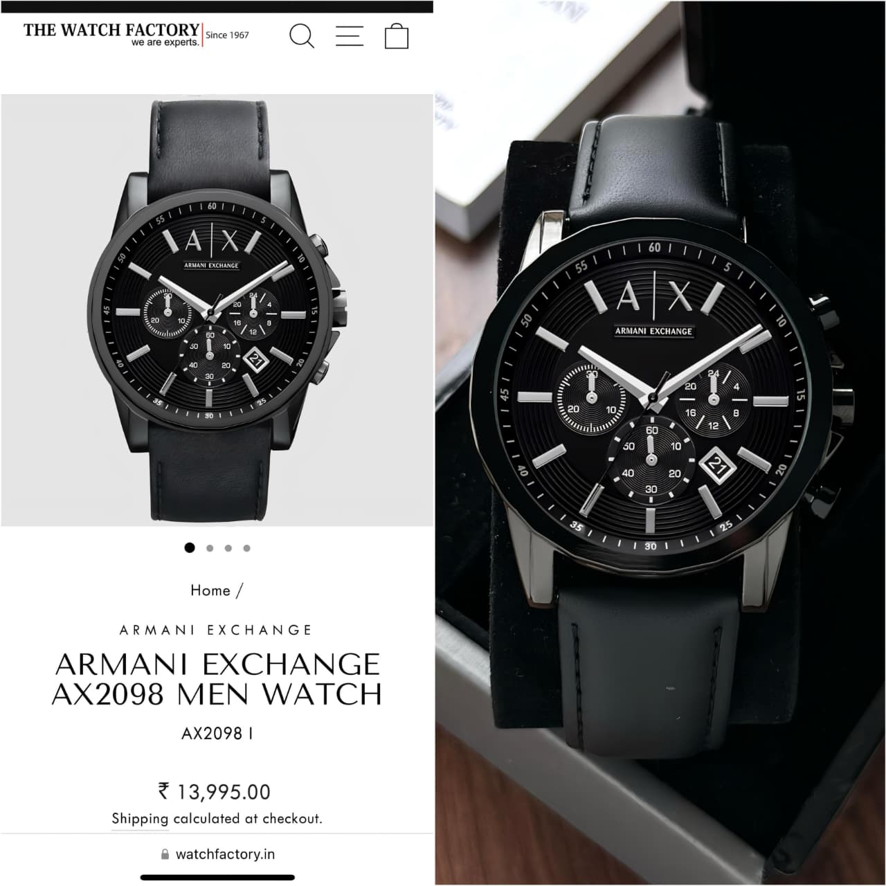 Armani Exchange AX2098 Black