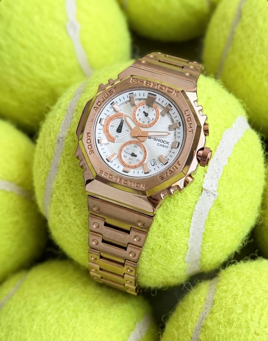 G Shock GA-2100 Rose Gold Chronograph