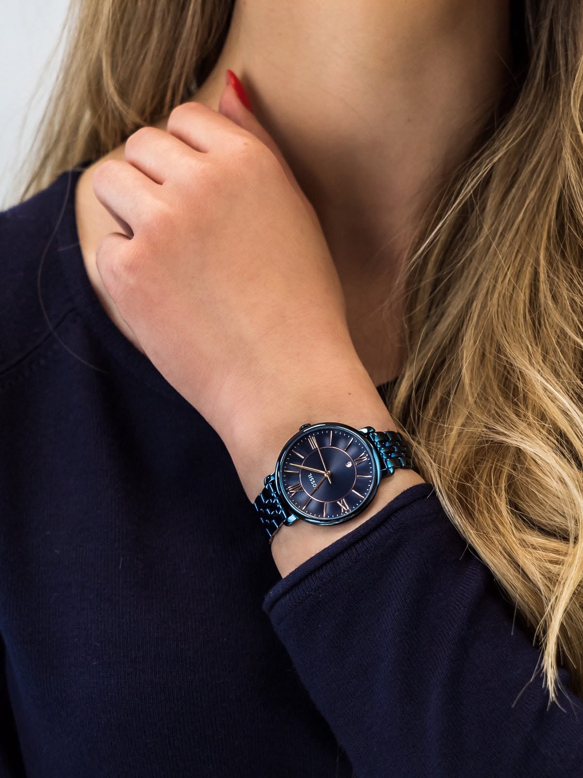 Fossil 38mm Blue Analog