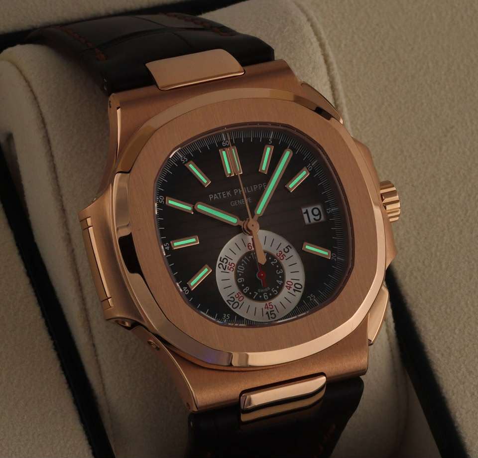 Patek Philippe Rose Gold Brown Dial Automatic