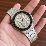 Edifice Casio EFR-539 Silver Chronograph