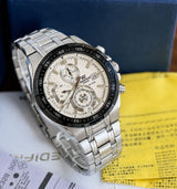 Edifice Casio EFR-539 Silver Chronograph