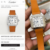Cartier De Santos 43mm White Dial Automatic