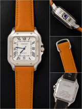 Cartier De Santos 43mm White Dial Automatic