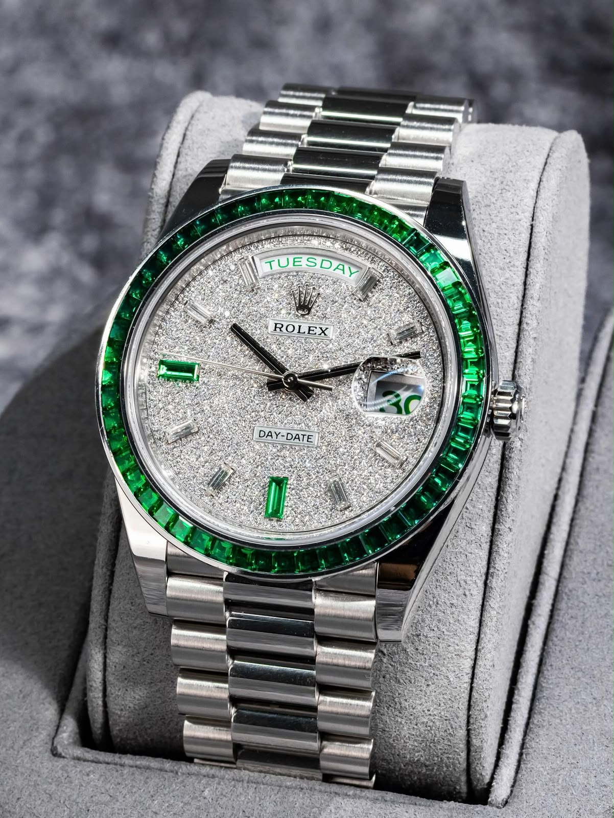 Rolex Day-Date Diamond Paved Dial Automatic