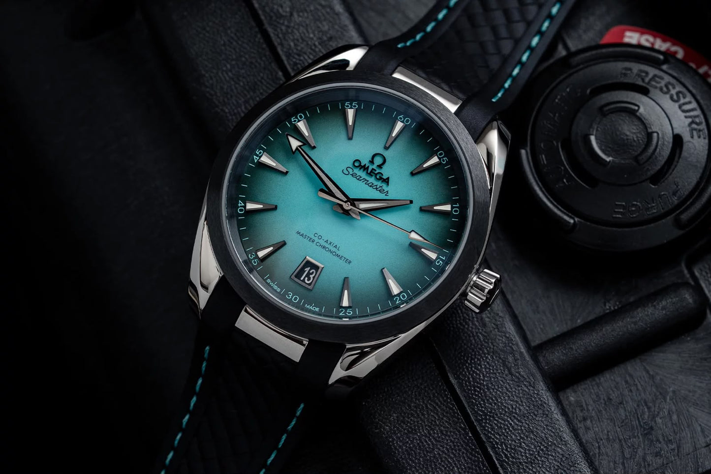 Omega Seamaster Aqua Terra Blue Turquoise Dial