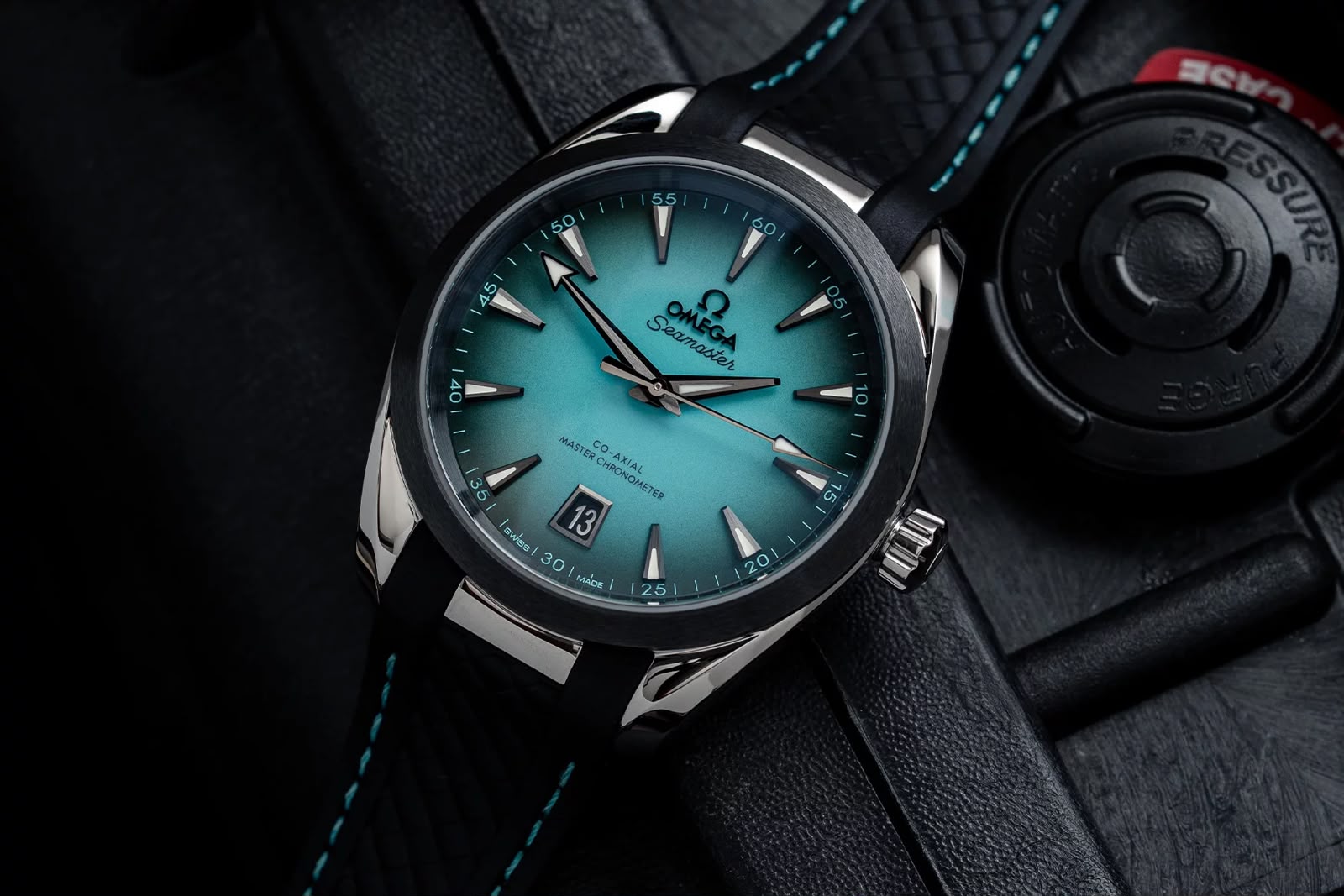 Omega Seamaster Aqua Terra Blue Turquoise Dial