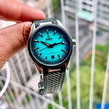 Omega Seamaster Aqua Terra Blue Turquoise Dial