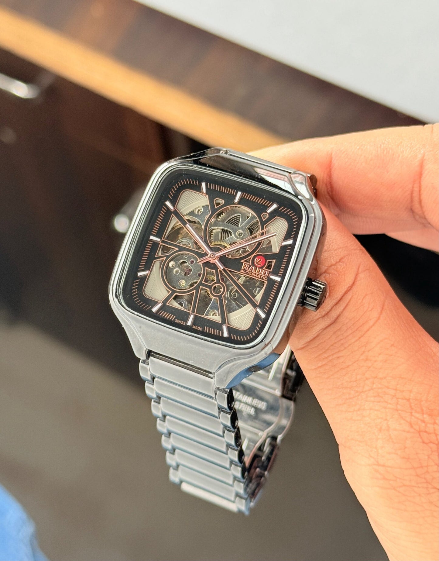 Rado True Square Open Heart 38mm