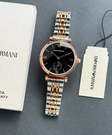 Emporio Armani Slim Black Dial