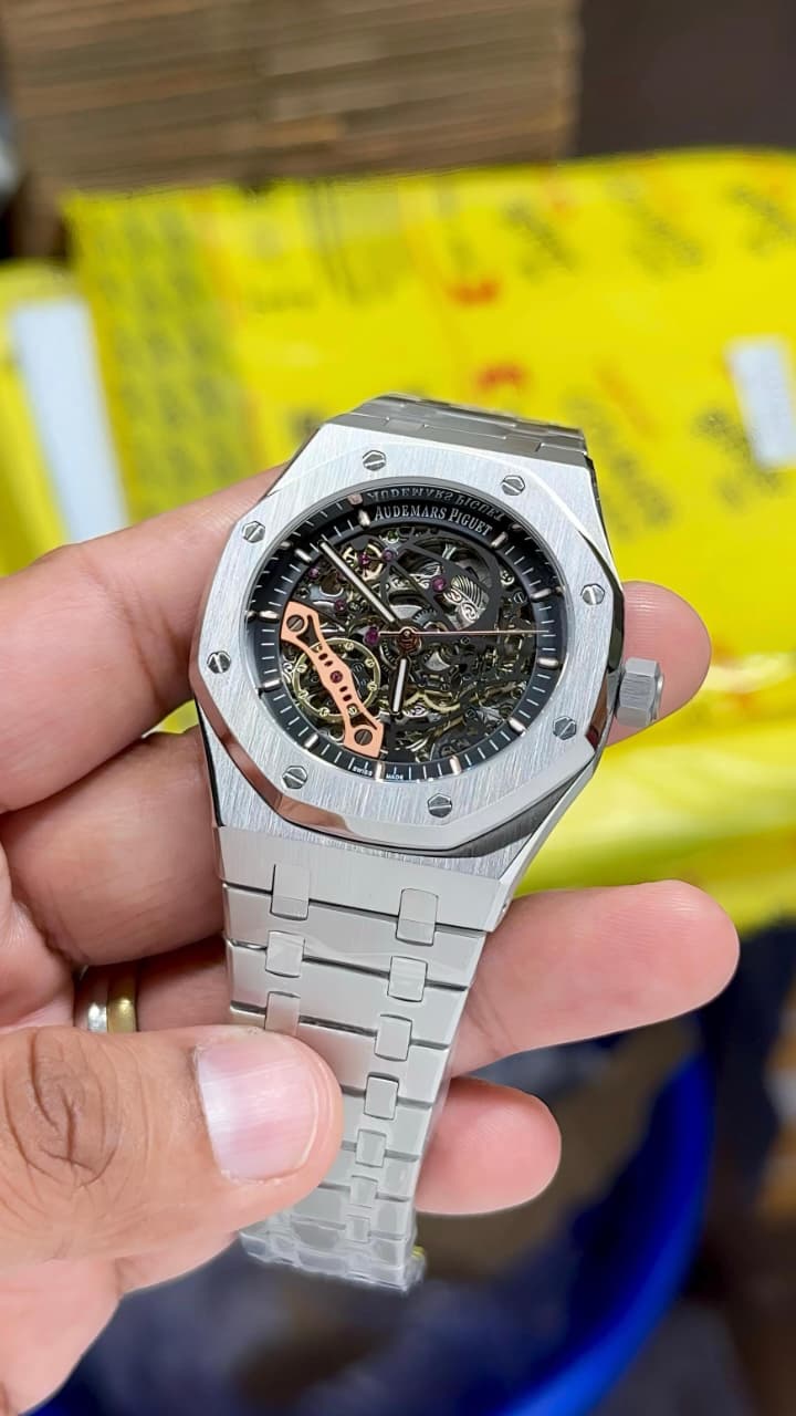 Audemars Piguet Skeleton Openworked Black Dial