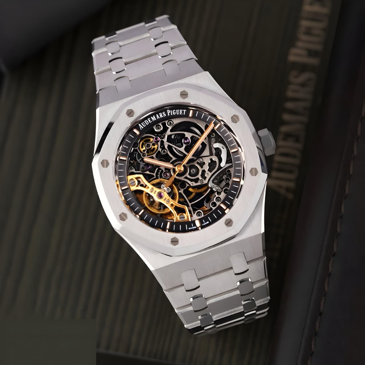 Audemars Piguet Skeleton Openworked Black Dial