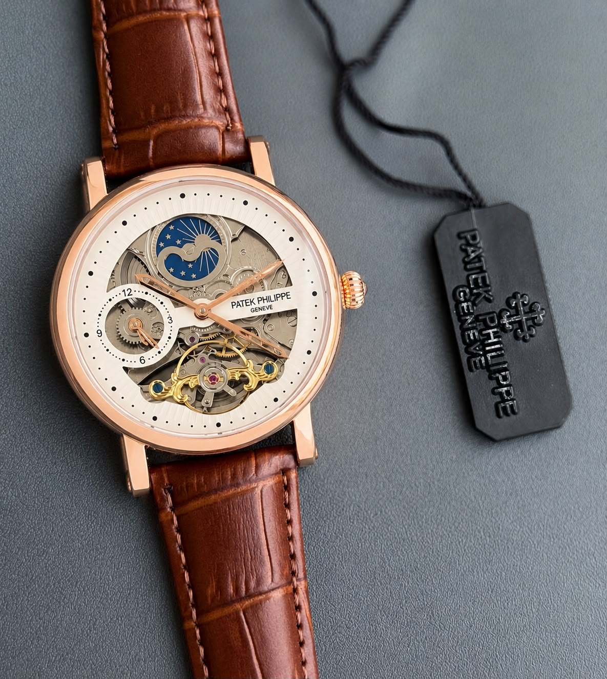 Patek Philippe Automatic Open Heart Brown