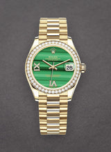 Rolex Datejust Green Malachite-Style Dial
