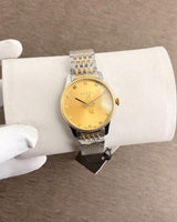 Gucci G-Timeless Slim Bee Two-Tone