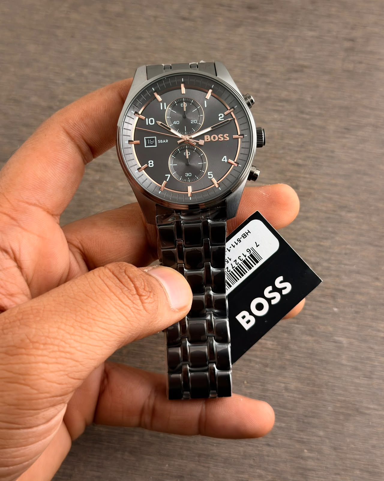 Hugo Boss Skytraveller Grey Quartz Chronograph