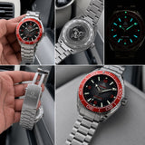 Omega Swiss Red Black Dial Automatic