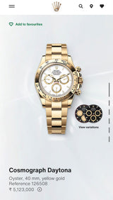 Rolex Daytona Gold-Tone Automatic 40mm