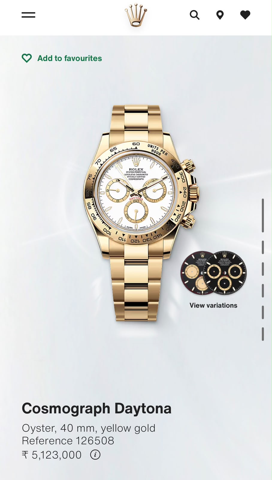Rolex Daytona Gold-Tone Automatic 40mm