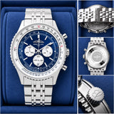 Breitling Navitimer Chronograph Blue Multifunction Dial
