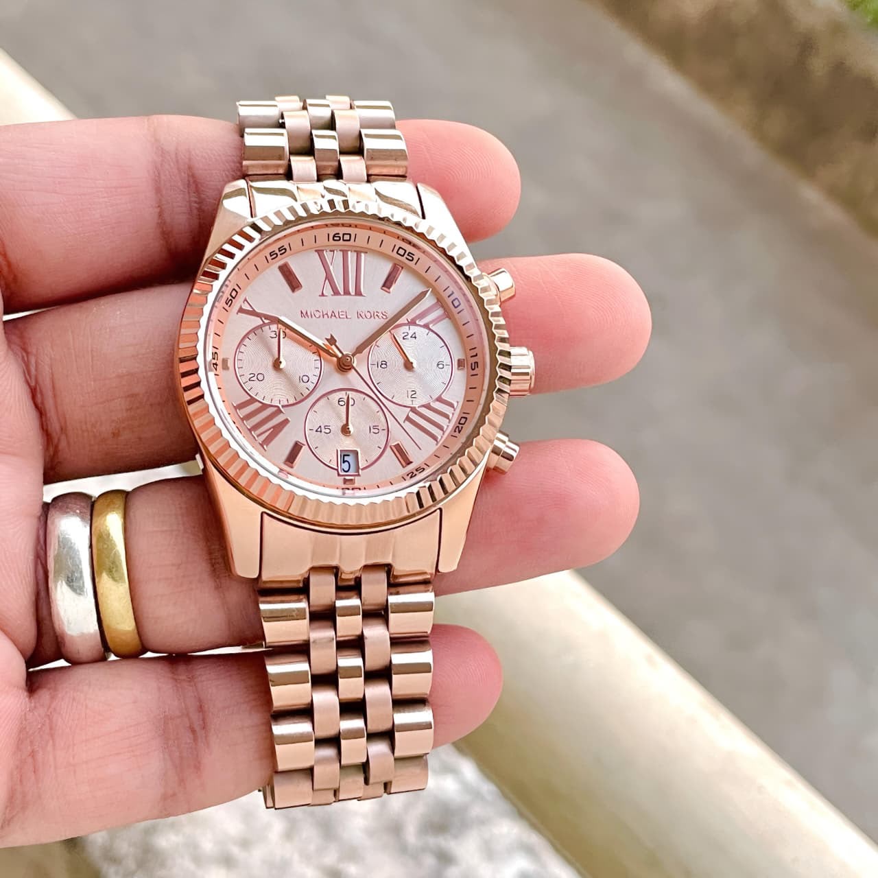 Michael Kors Lexington Rose Gold Sub-Dial