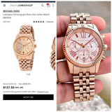 Michael Kors Lexington Rose Gold Sub-Dial