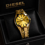 Diesel Gold-Tone Quartz