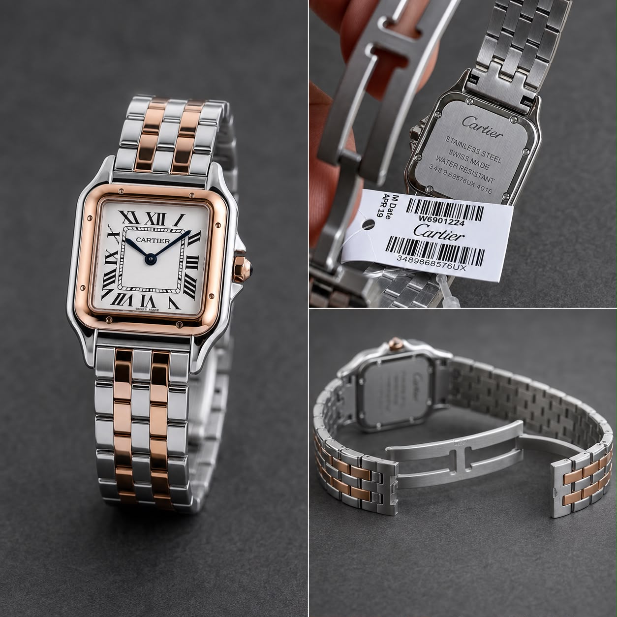 Cartier Santos de Two Tone Quartz