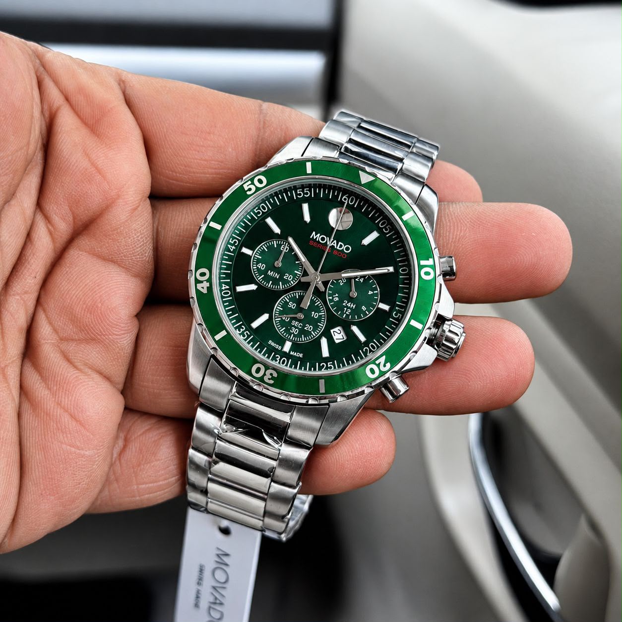 Movado Green Dial Chronograph