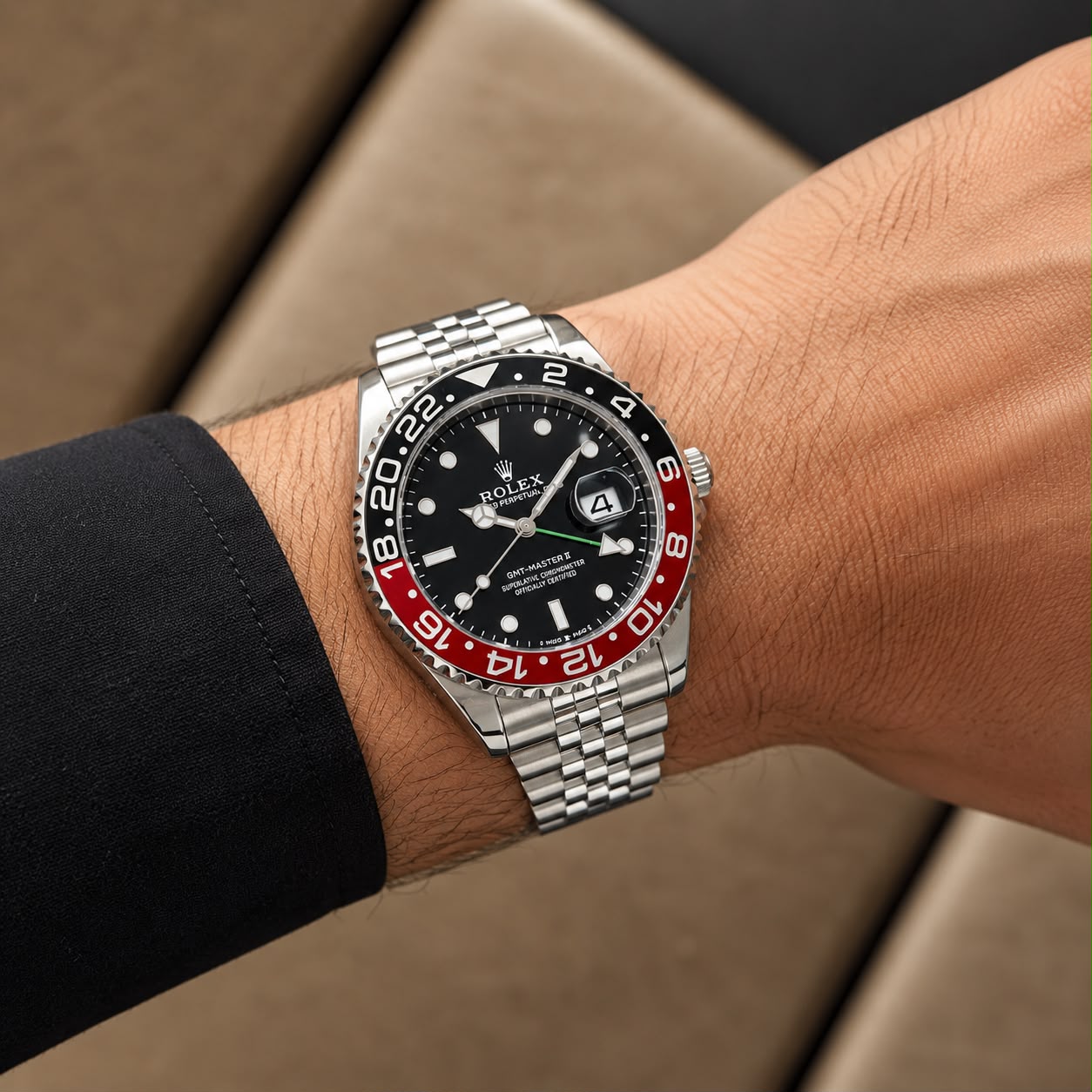 Rolex GMT II 36mm Black Dial Quartz