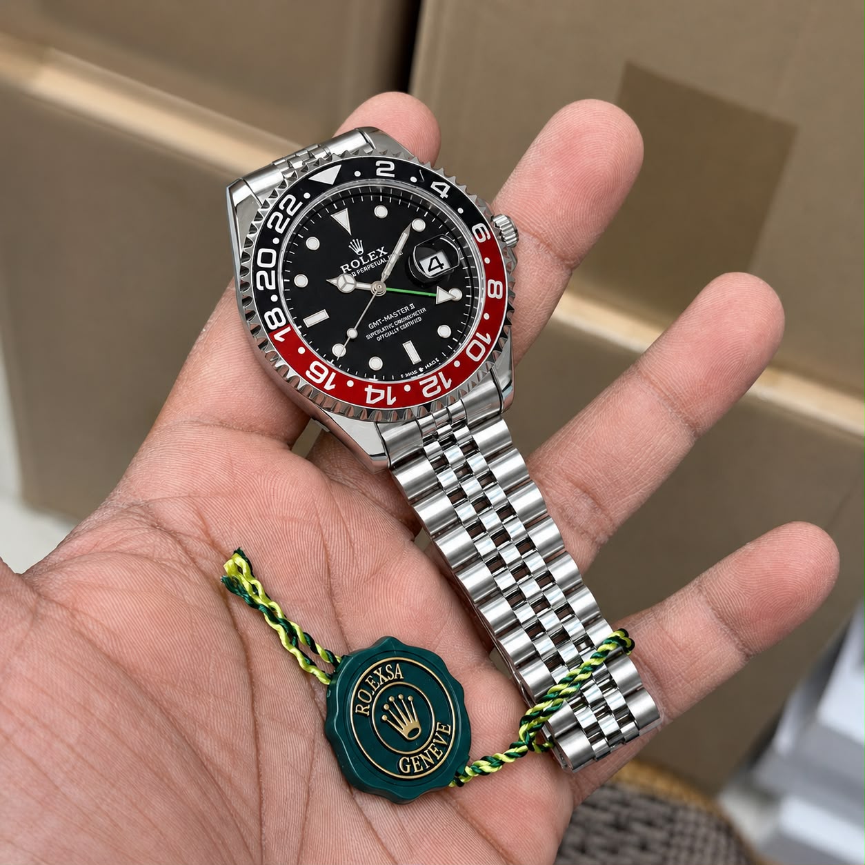 Rolex GMT II 36mm Black Dial Quartz