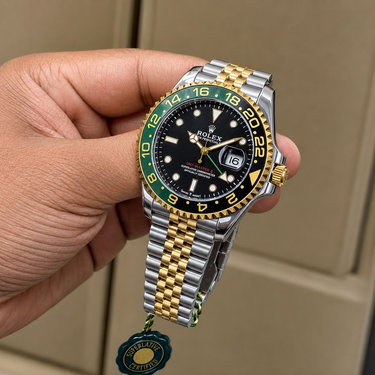 Rolex GMT II Black Dial Quartz