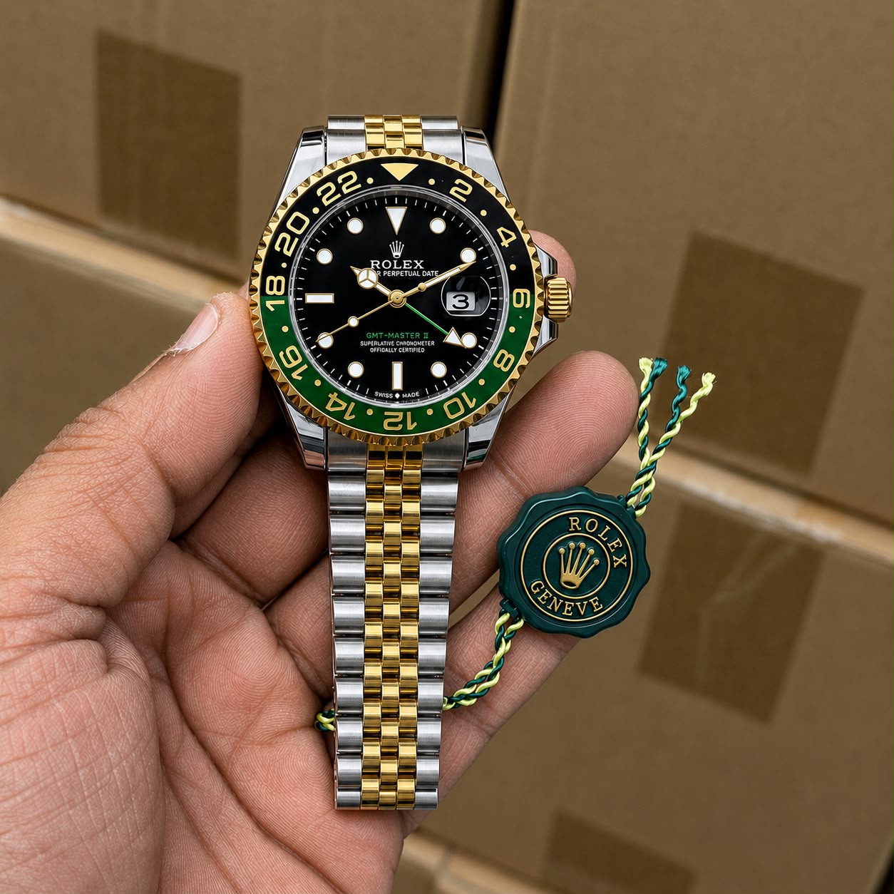 Rolex GMT II Black Dial Quartz