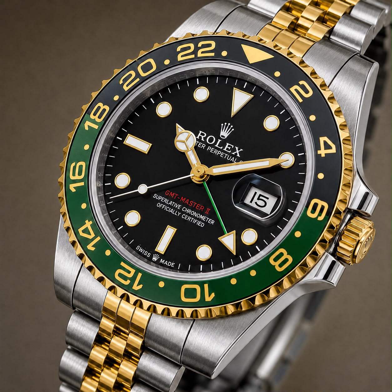 Rolex GMT II Black Dial Quartz