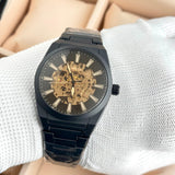 Fossil Everett Automatic Skeleton Black Automatic