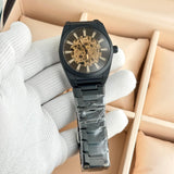 Fossil Everett Automatic Skeleton Black Automatic