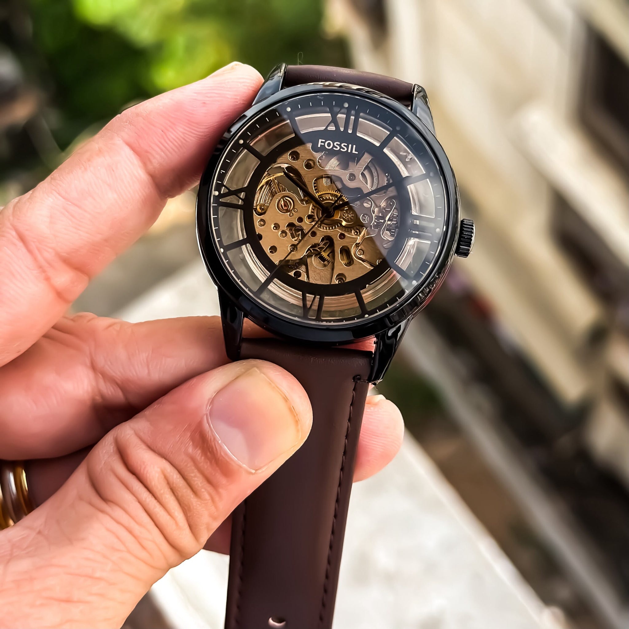 Fossil Townsman Brown Automatic
