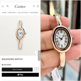 Cartier Baignoire Rose Gold Quartz