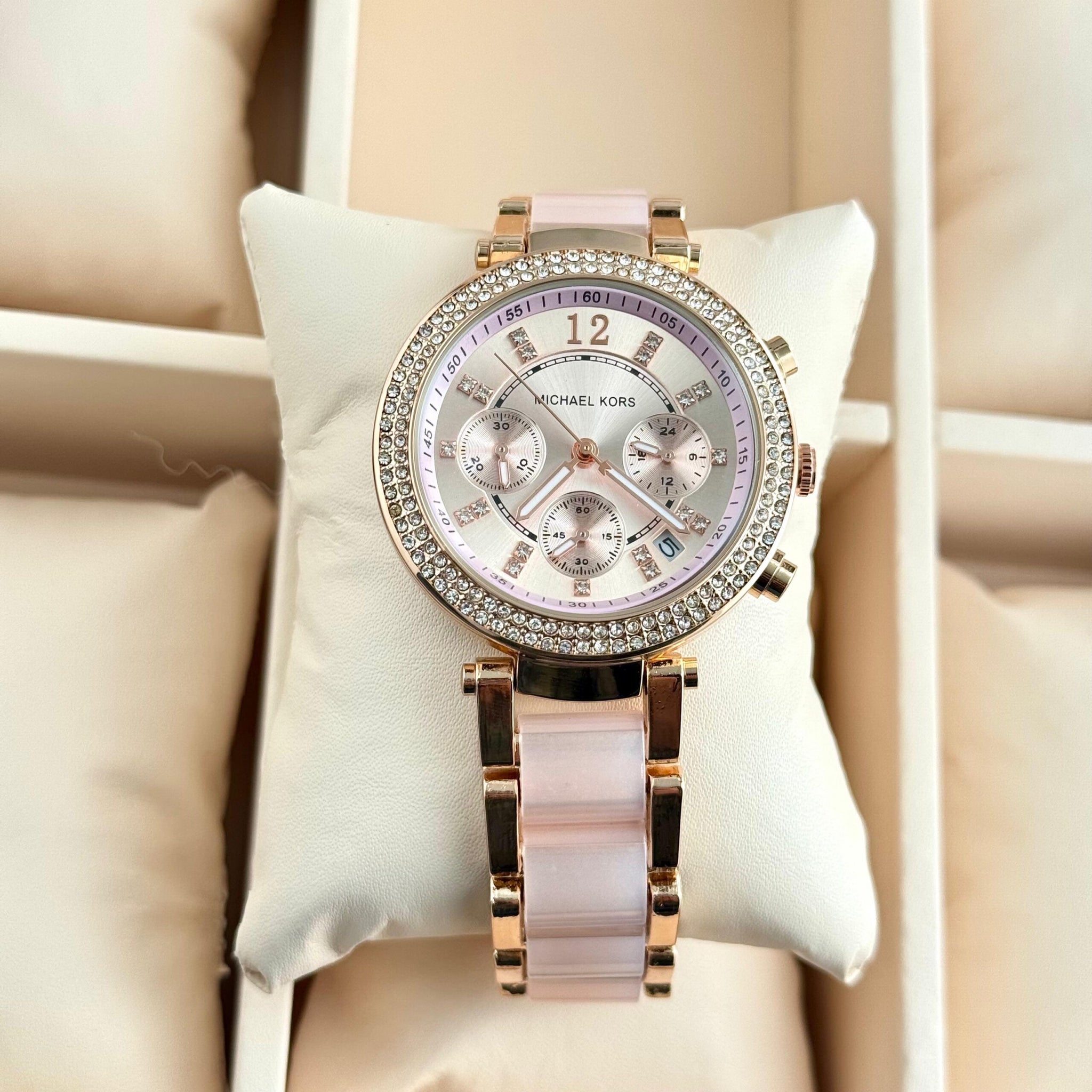 Michael Kors Parker Pink Chronograph