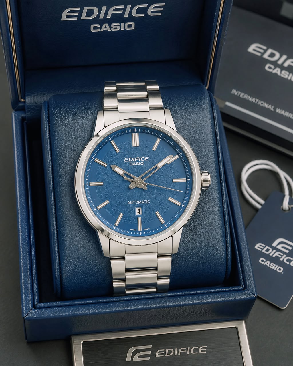 Edifice Casio EFK Series Blue Dial Automatic