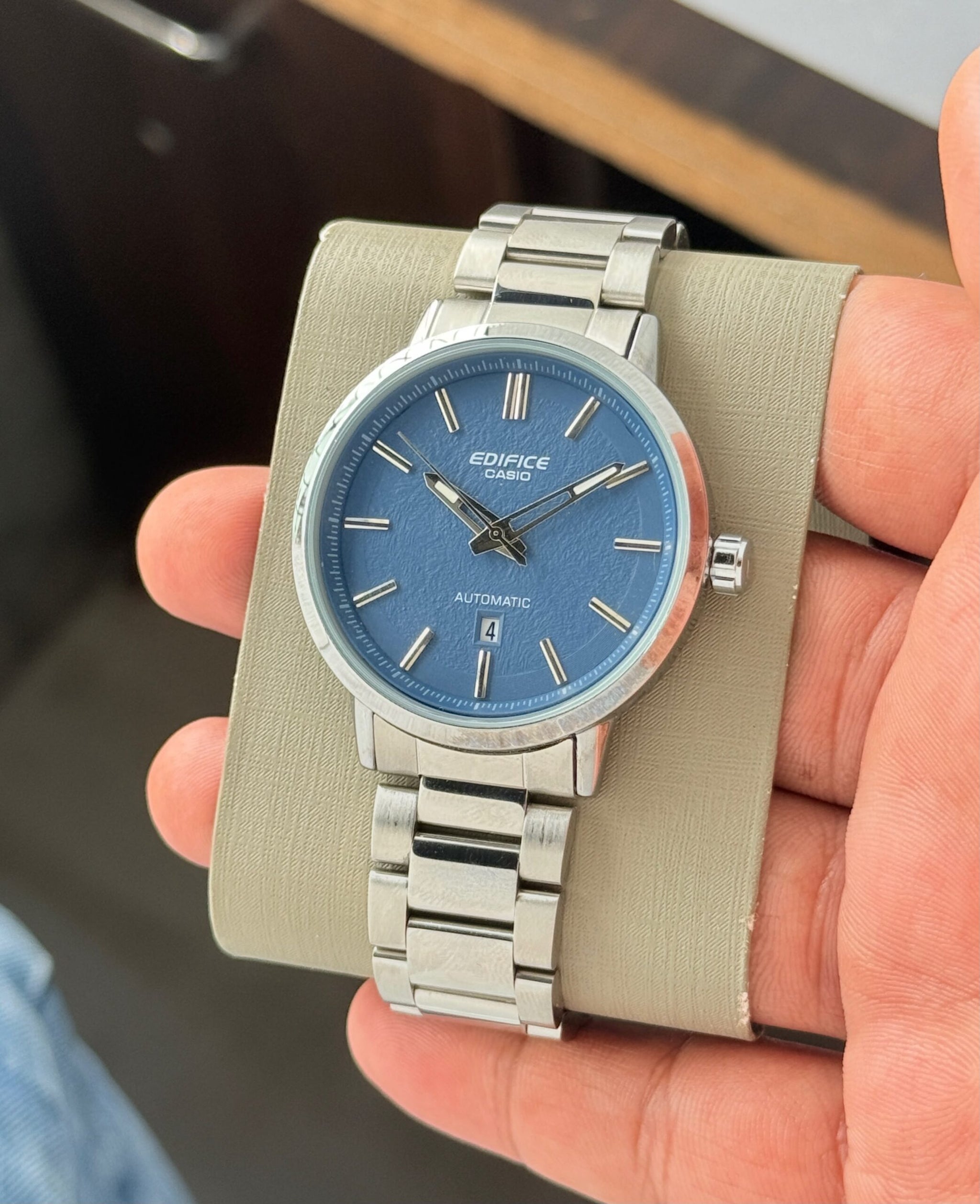 Edifice Casio EFK Series Blue Dial Automatic