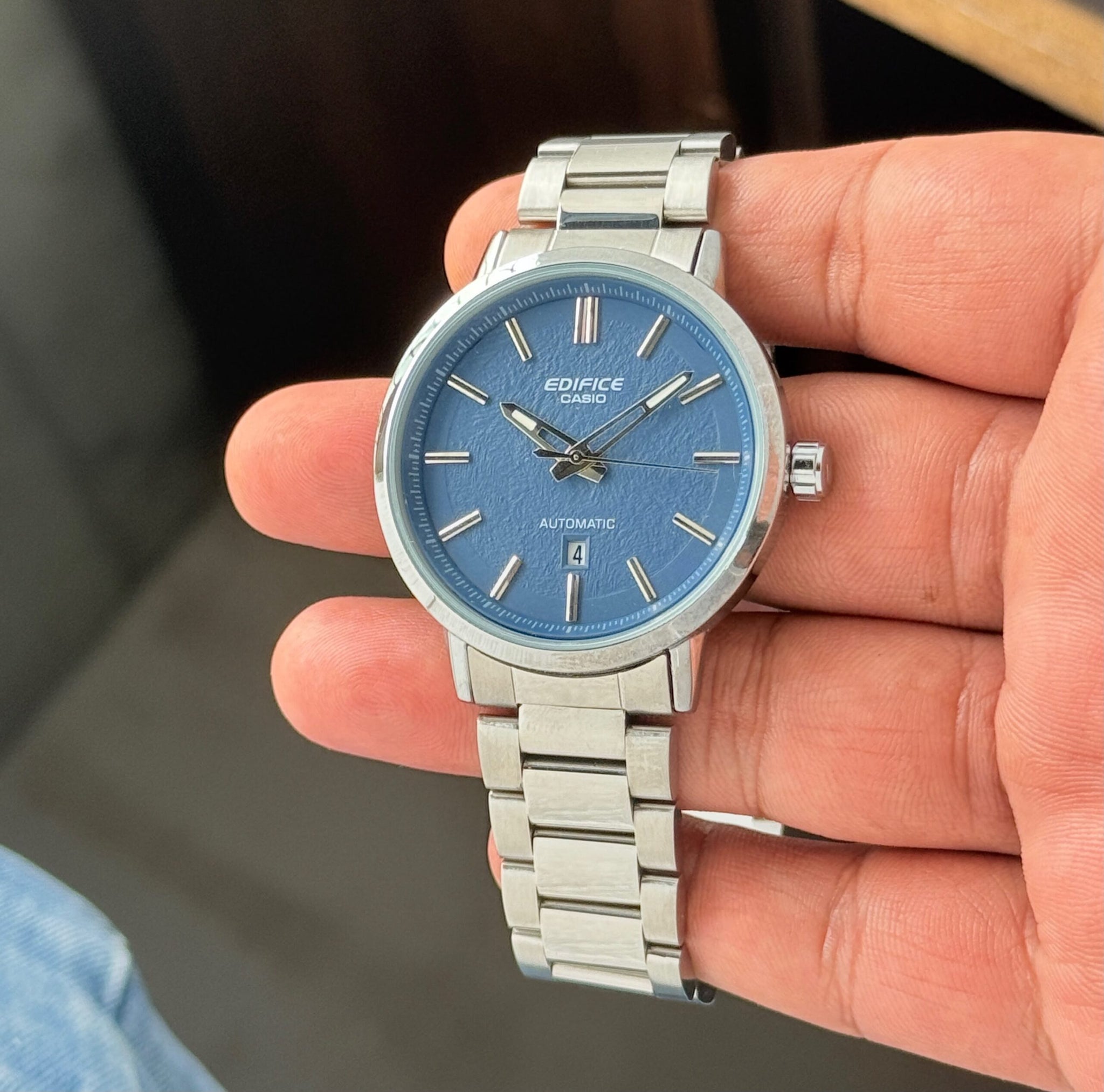 Edifice Casio EFK Series Blue Dial Automatic