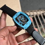 Hublot Skeleton Black Blue Dial