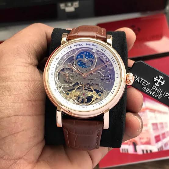 Patek Philippe Open-Back Rose Gold Dial