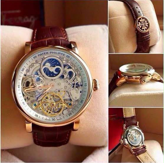 Patek Philippe Open-Back Rose Gold Dial